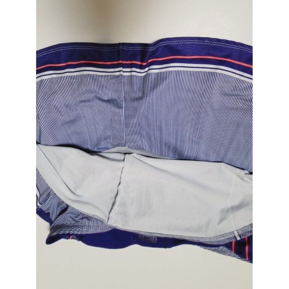 Lucky In Love Striped Tennis Golf Skort Kinetic Energy Flip Size Medium - Picture 6 of 11